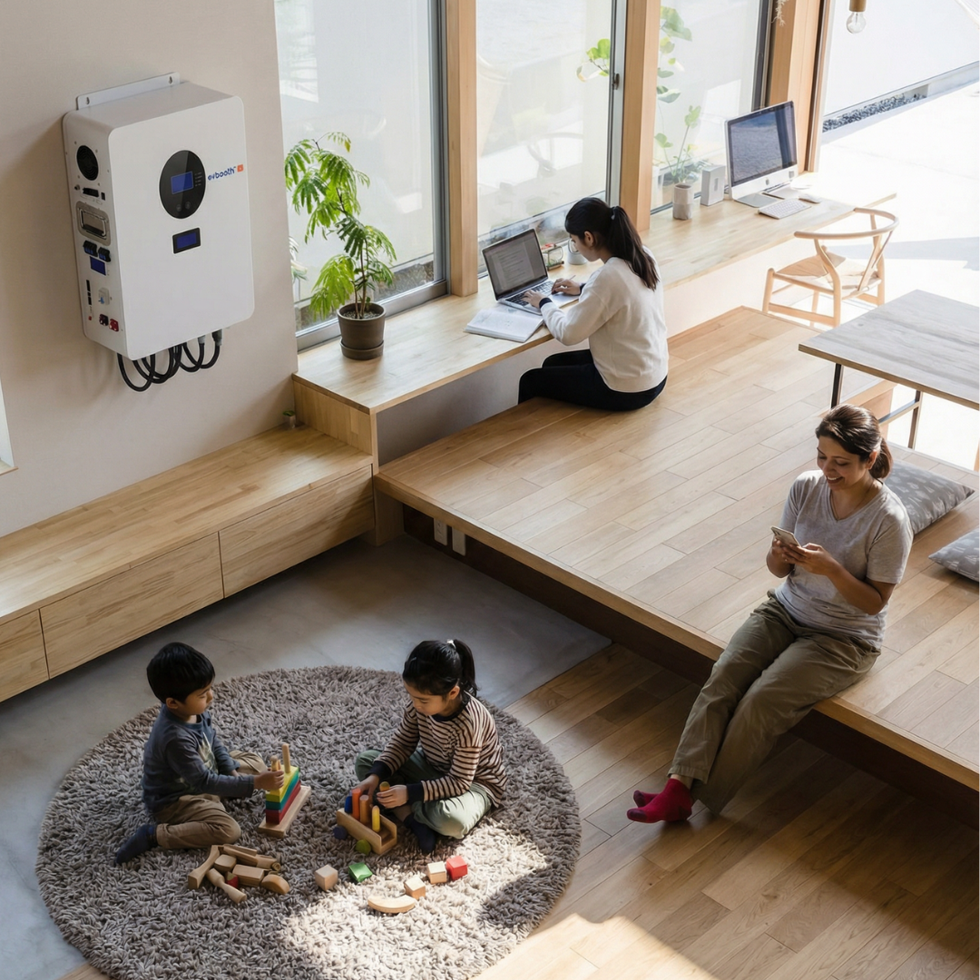 evbooth Hybrid Pro 10kW solar inverter system