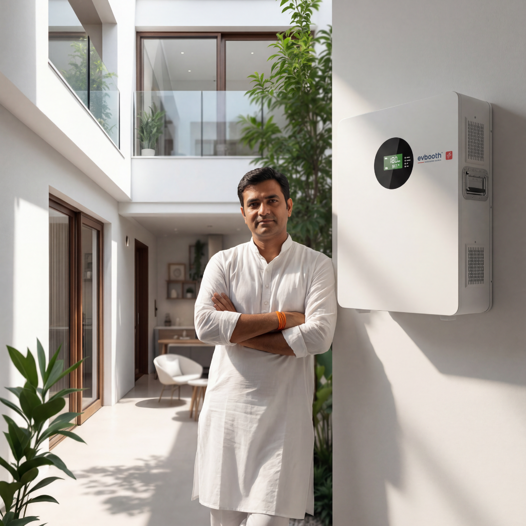 evbooth Hybrid Pro 5kW solar inverter system