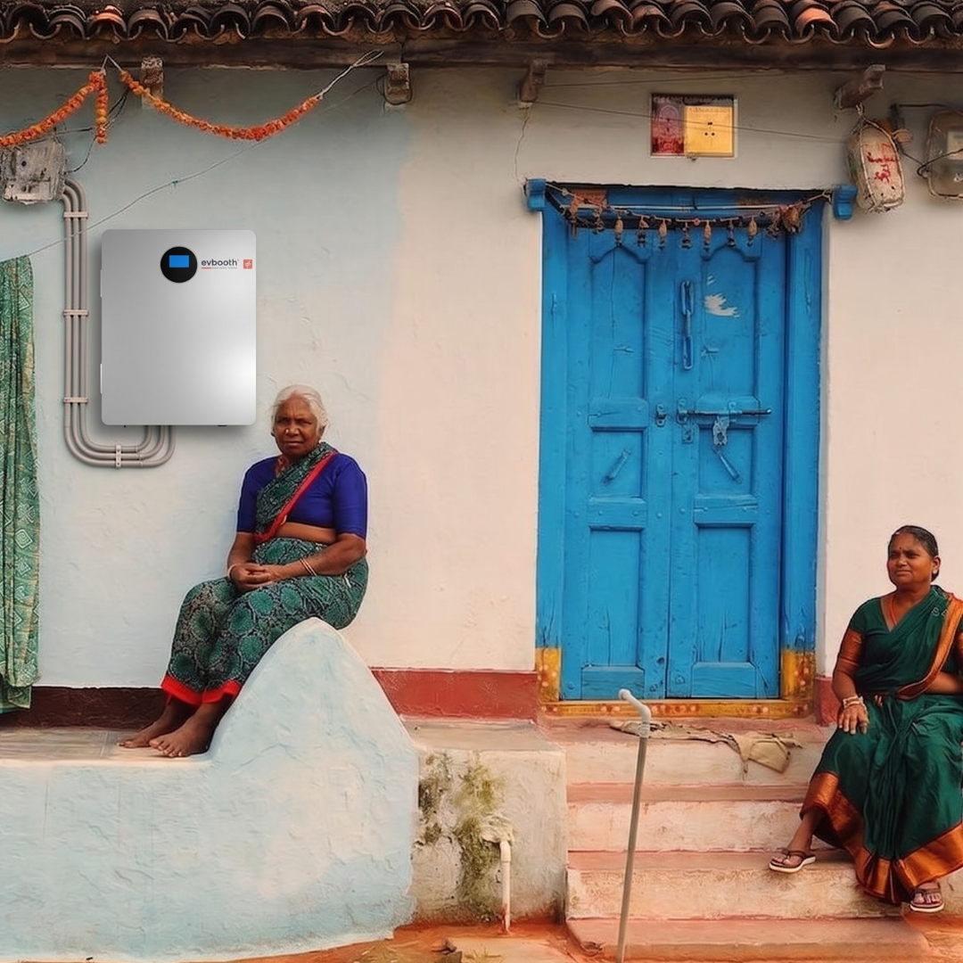evbooth Hybrid Pro 2kW solar inverter system